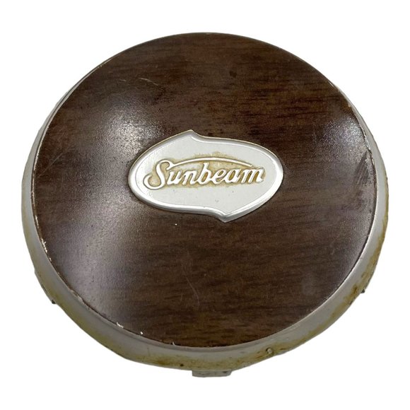 Vintage Sunbeam Mixmaster MMA MMB Emblem Wood Grain Cover Plate Replacement Part - Picture 2 of 5
